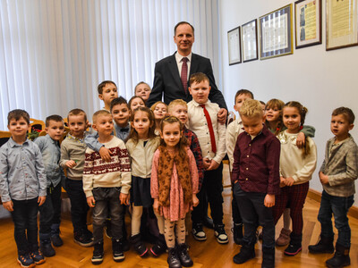 
Przedszkolaki z wizytą w urzędzie
