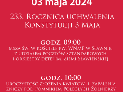 Majowe uroczystości w Sławnie
