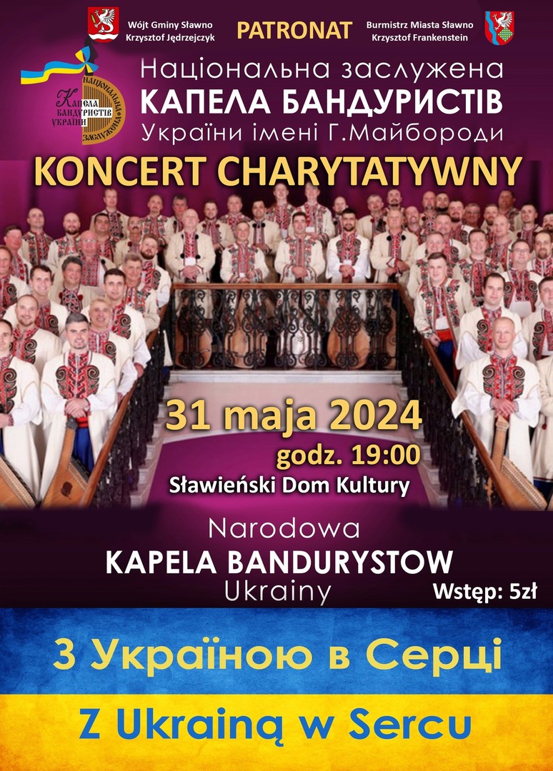 
Charytatywny koncert Narodowej Kapeli Bandurzystów Ukrainy
