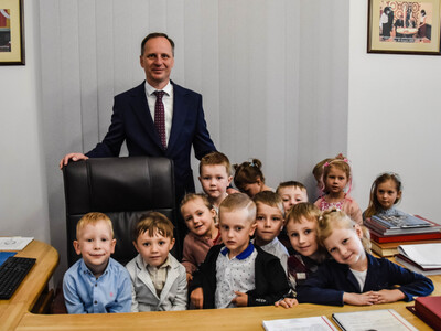 
Przedszkolaki odwiedziły Urząd Miejski
