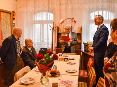 
Uroczystości u kombatantów
