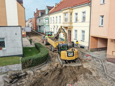 Ruszyły prace przy przebudowie ulic w centum Sławna