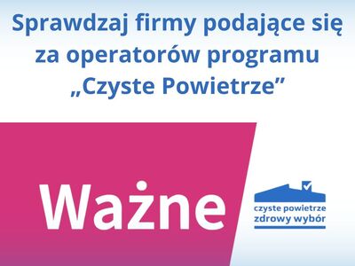 Sprawdzaj firmy podające się za operatorów programu