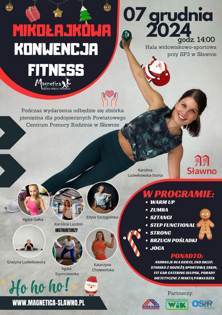 
Mikołajkowa Konwencja Fitness 2024 w Sławnie
