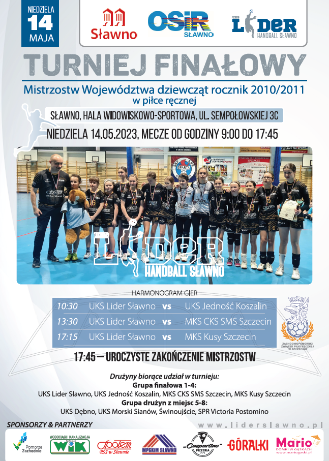 
Turniej finałowy Mistrzostw Województwa dziewcząt rocznik 2010/2011...
