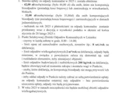 Kurenda - zmiany w gospodarce odpadami komunalnymi w 2025 roku