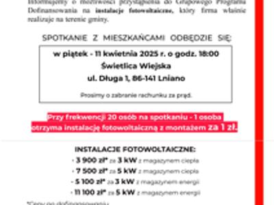 Grupowy Program Dofinansowania na instalacje fotowoltaiczne