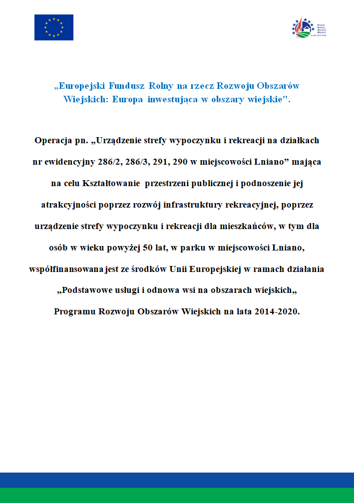 tablica informacyjna urzadzenie strefy wypoczynku i rekreacji