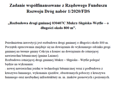 Tablica informacyjna