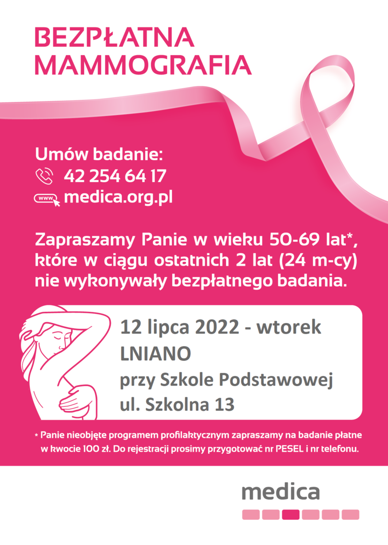 Plakat mammografia