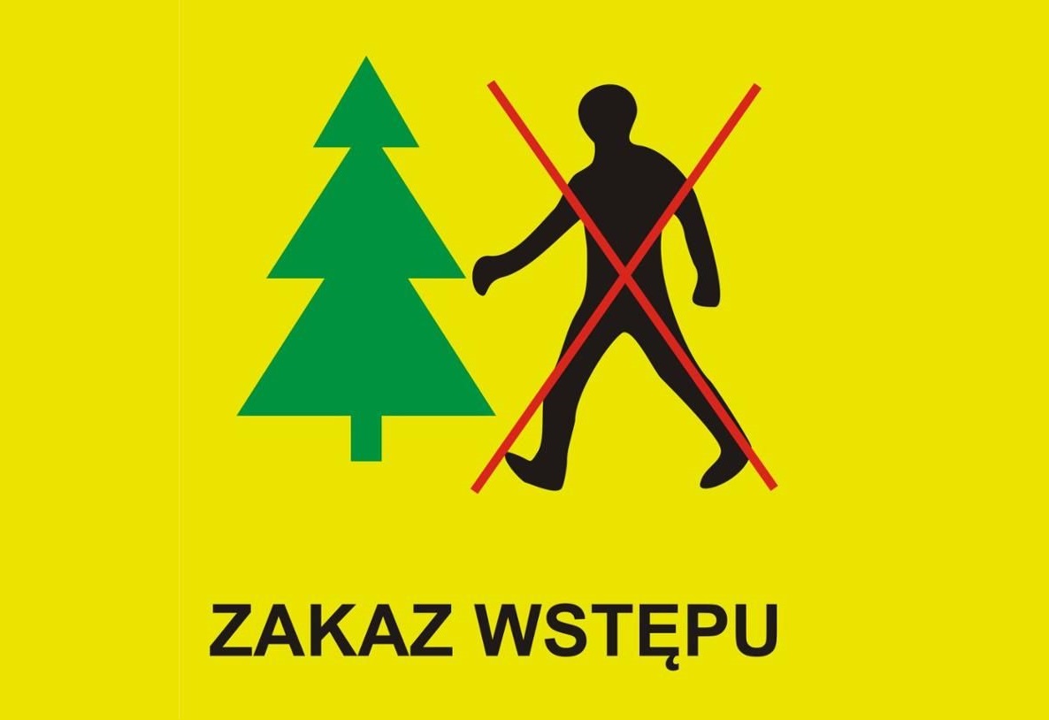 zakaz wstępu do lasu