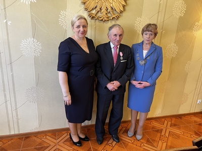 Zastępca Kierownika USC, Władysław Bober i Wójt Gminy Lniano