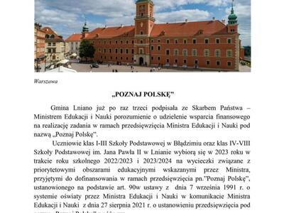 "POZNAJ POLSKĘ"