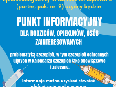plakat informacyjny