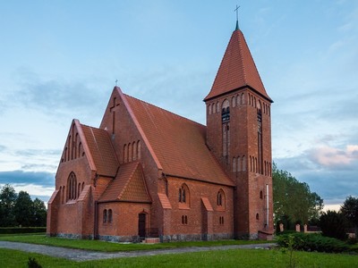 Kościół pw. Podwyższenia Krzyża, w Olszewie Węgorzewskim