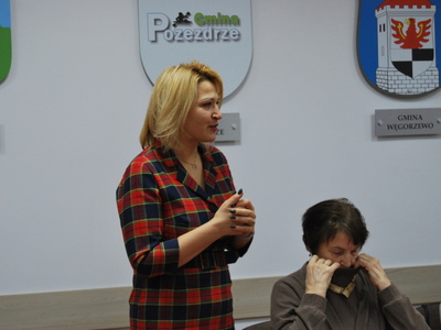 na zdjęciu przedstawicielka Polonii 
