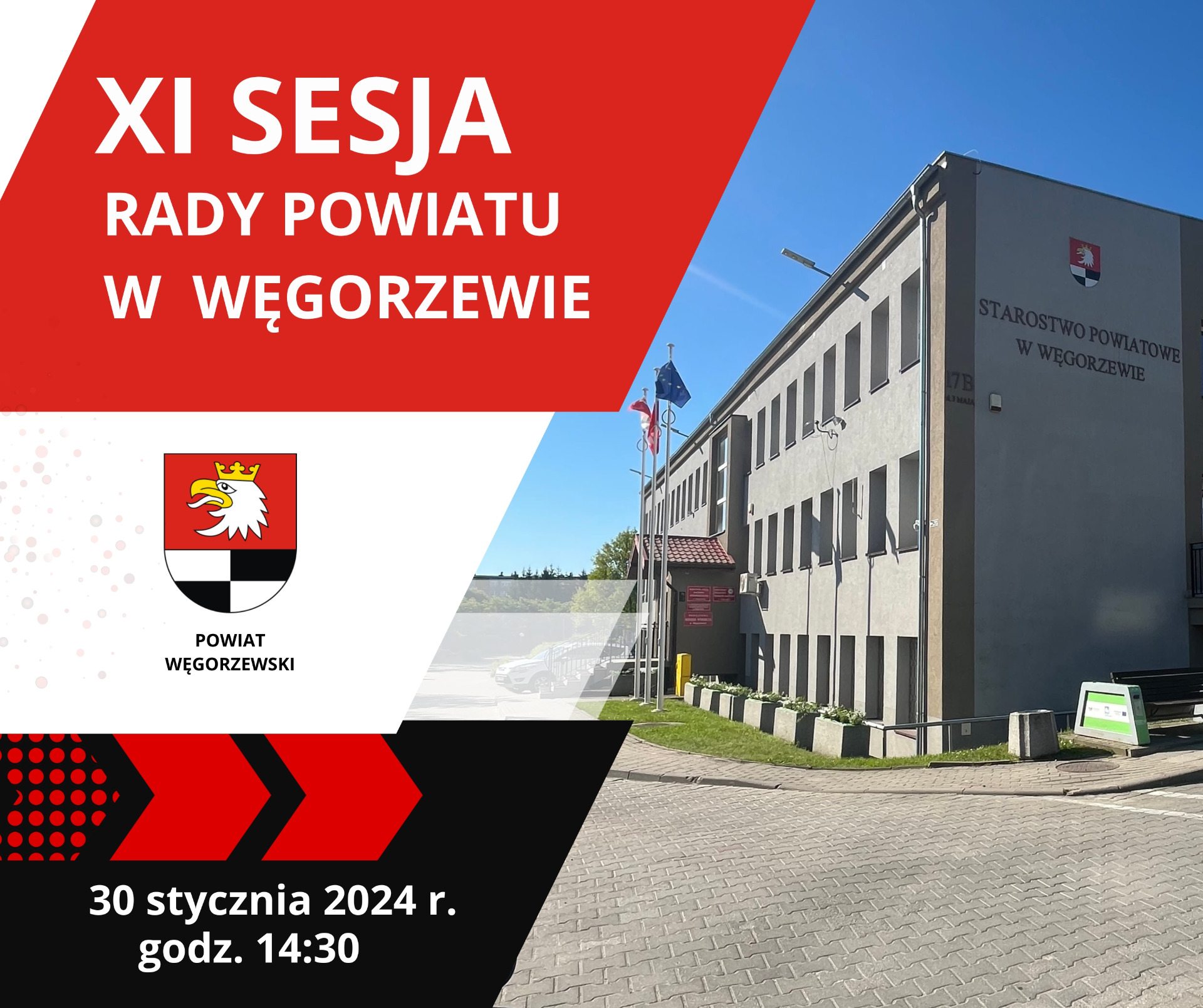 XI SESJA RADY POWIATU W WĘGORZEWIE
