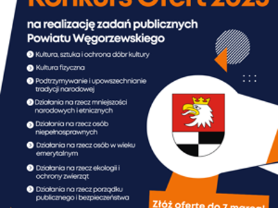 plakat promujący ogłoszony Konkurs Ofert 2025