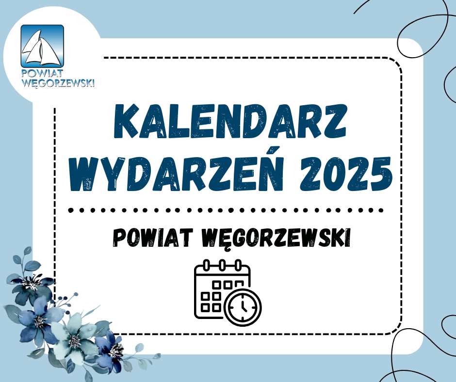 grafika z napisem kalendarz wydarzeń 2025