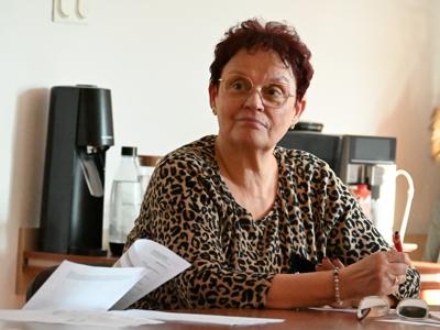 na zdjęciu Pani Urszula Kałębasiak