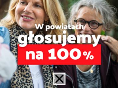 plakat promujący udział w wyborach