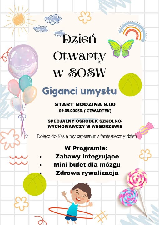 palakat promujący wydarzenie