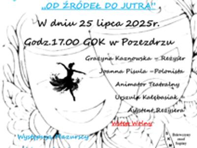 Plakat na plakacie informacje zawarte w treści