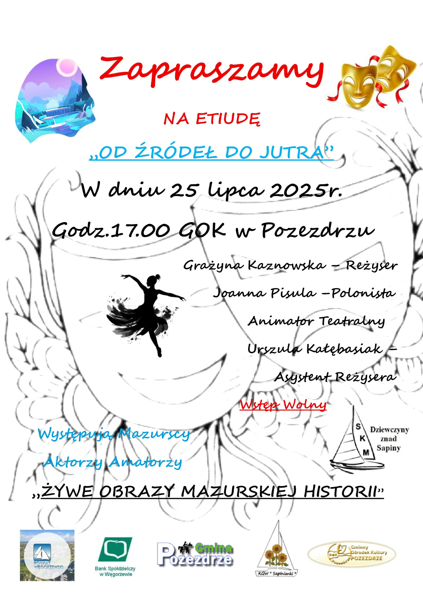 Plakat na plakacie informacje zawarte w treści