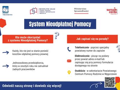 plakat z informacją