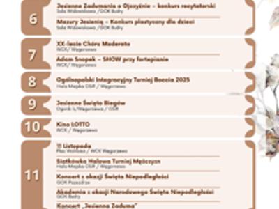 KALENDARZ WYDARZEŃ CZ. 1