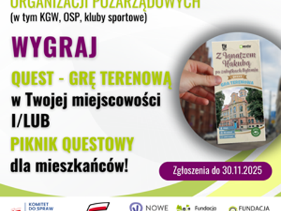 plakat z informacją