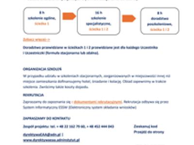 informacja dot szkolenia