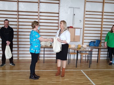 Pani Ola Ciszewska  pielęgniarka czuwająca nad zawodnikami.