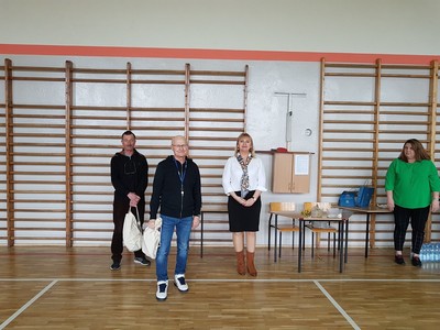 Pan Maciej Westfalewicz współorganizator zawodów.