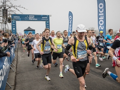 Maraton w mieście Gandawa