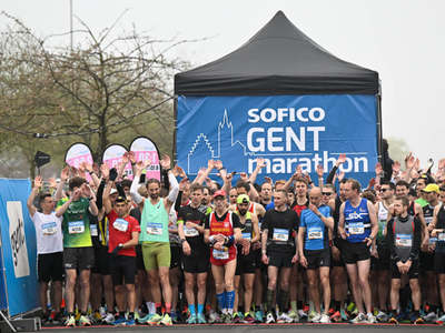 Maraton w mieście Gandawa