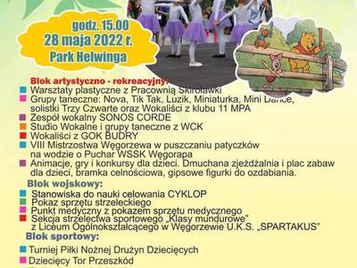 Festyn Garnizonowy - 28 maja 2022 r. Park Helwinga
