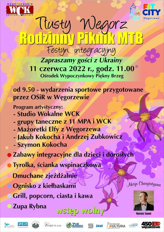 Rodzinny Piknik MTB Tłusty Węgorz Piknik Integracyjny - Ośrodek Wypoczynkowy "Piękny Brzeg" Węgorzewo