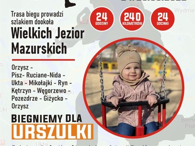 Plakat 24-godzinnego charytatywnego Biegu Weterana