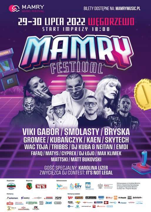 Plakat Mamry Festival 2022
