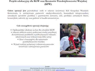 plakat promujący wydarzenie