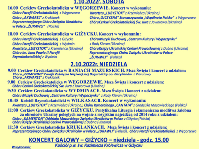 Plakat promujący wydarzenie.