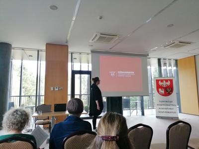 Wystąpienie  Anny Marii Nadgrabskiej ze  Elbląskiego Stowarzyszenia Wspierania Inicjatyw Pozarządowych