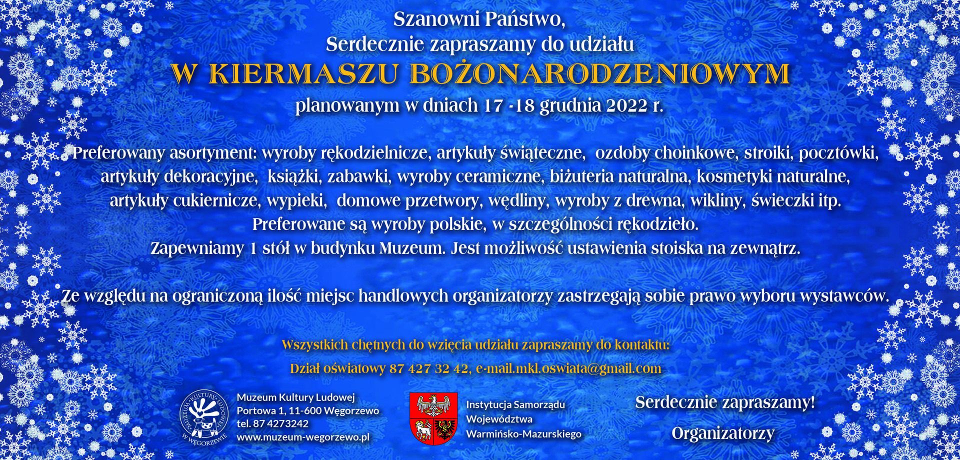 plakat promujący wydarzenie