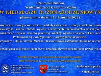plakat promujący wydarzenie