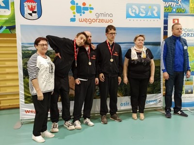 oficjalne wręczenie nagród uczestnikom Integracyjnego Turnieju Boccia