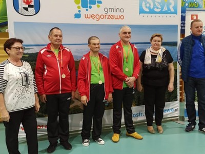 oficjalne wręczenie nagród uczestnikom Integracyjnego Turnieju Boccia