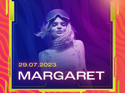 plakat promujący gwiazdę - MARGARET