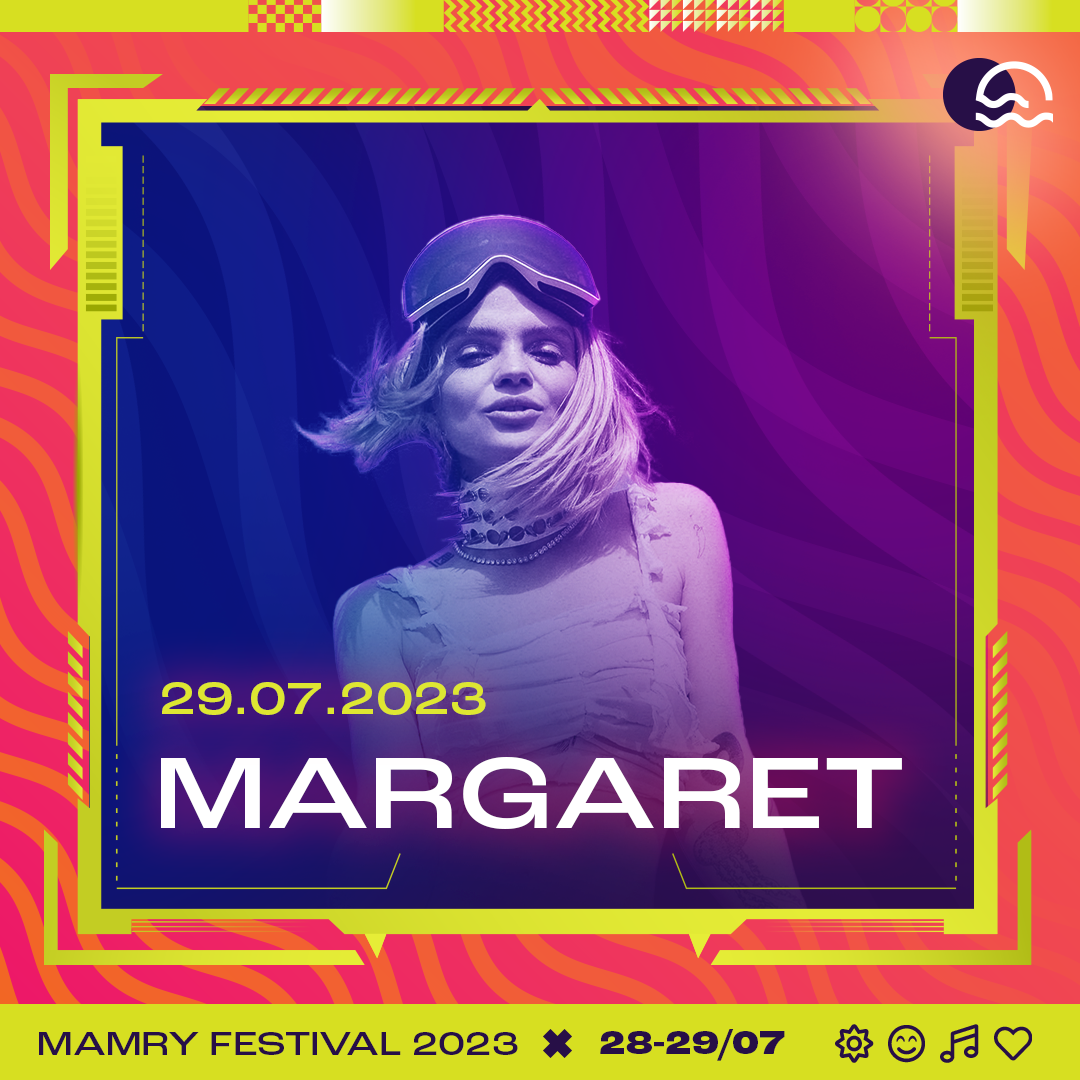 plakat promujący gwiazdę - MARGARET