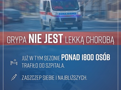 Grypa nie jest lekką chorobą